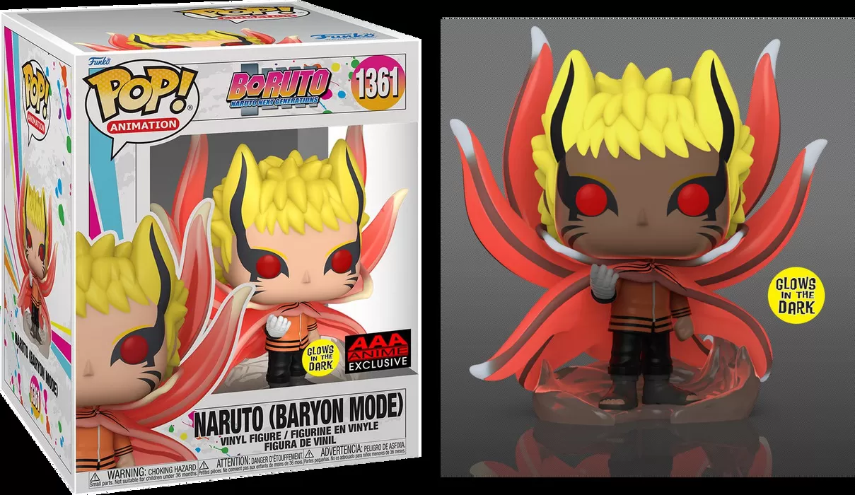 FUNKO :: Animation :: Funko POP! Boruto - Naruto (BARYON MODE) GITD AAA  Anime Exclusive 1361