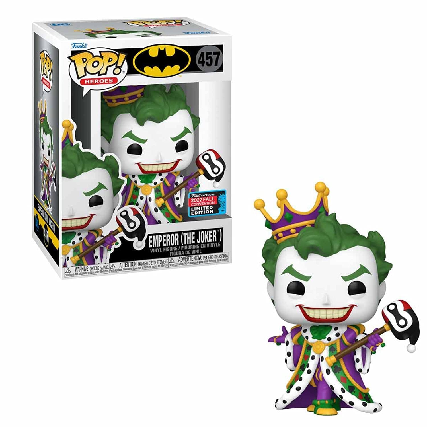 FUNKO :: Movies / Marvel :: Funko Pop! Batman – Emperor The Joker #457 NYCC  2022 Exclusive
